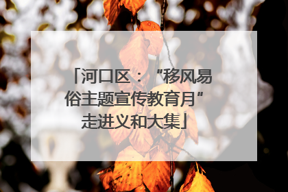 河口区：“移风易俗主题宣传教育月”走进义和大集