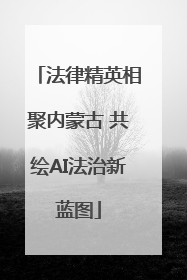 法律精英相聚内蒙古 共绘AI法治新蓝图