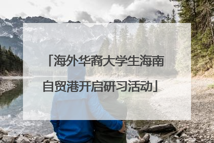 海外华裔大学生海南自贸港开启研习活动