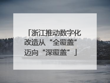 浙江推动数字化改造从“全覆盖”迈向“深覆盖”