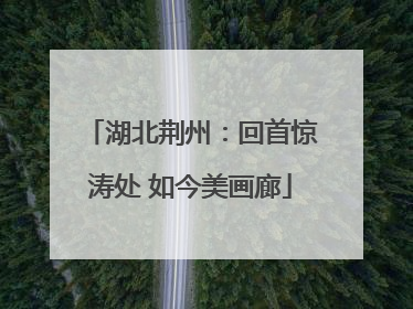 湖北荆州：回首惊涛处 如今美画廊