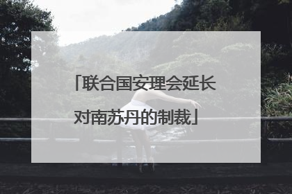 联合国安理会延长对南苏丹的制裁