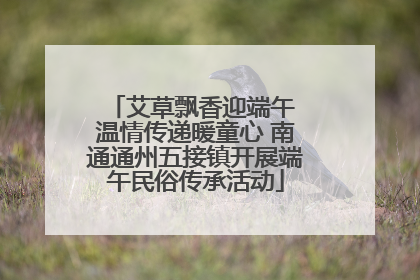 艾草飘香迎端午 温情传递暖童心 南通通州五接镇开展端午民俗传承活动