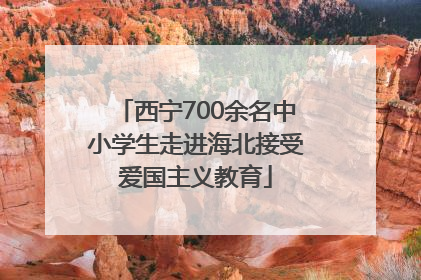 西宁700余名中小学生走进海北接受爱国主义教育