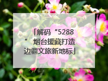 解码“5288” 烟台援藏打造边疆文旅新地标