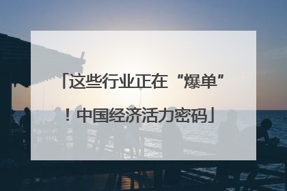 这些行业正在“爆单”！中国经济活力密码