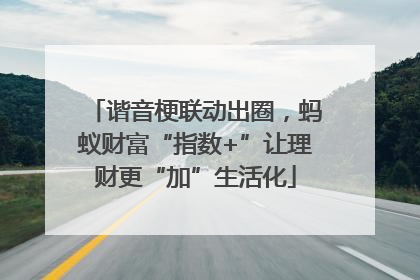 谐音梗联动出圈，蚂蚁财富“指数+”让理财更“加”生活化