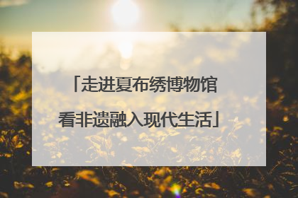走进夏布绣博物馆 看非遗融入现代生活