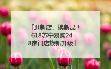 逛新店、换新品！618苏宁易购248家门店焕新升级