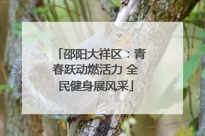 邵阳大祥区：青春跃动燃活力 全民健身展风采
