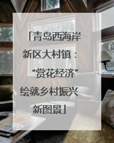 青岛西海岸新区大村镇：“赏花经济”绘就乡村振兴新图景