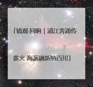 镜观·回响｜浦江奔涌传薪火 海派融新纳百川