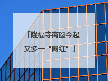 隆福寺商圈今起又多一“网红”