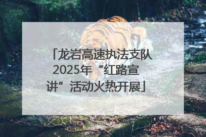 龙岩高速执法支队2025年“红路宣讲”活动火热开展