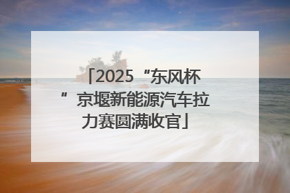 2025“东风杯”京堰新能源汽车拉力赛圆满收官