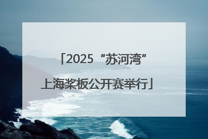 2025“苏河湾”上海桨板公开赛举行