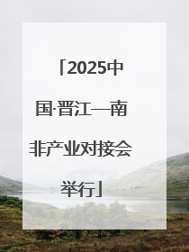 2025中国·晋江—南非产业对接会举行