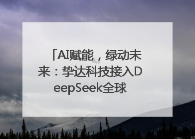 AI赋能，绿动未来：挚达科技接入DeepSeek全球化布局的新篇章